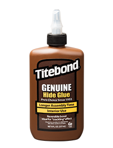 titebond glue on a white background.