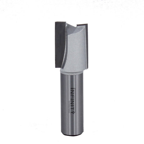 Infinity carbide straight router bit with two flutes