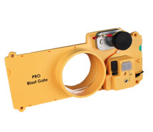 Yellow iVac Pro automated blast gate for dust collection