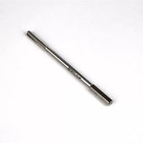 Metal threading tap tool for woodworking on white background