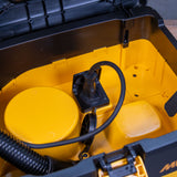 close up of power plug on Mirka dust collector