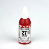 Mixol 27 True Red universal tinting paste bottle for woodworking and finishing projects