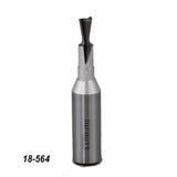 Straight router bit with carbide tip for woodworking, item number 18-564