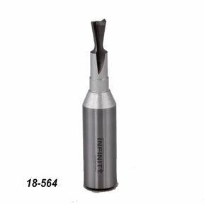 Straight router bit with carbide tip for woodworking, item number 18-564