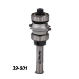 Carbide router bit with ball bearings for precision woodworking, product number 39-001