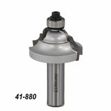 Precision woodworking router bit with ball bearing, model 41-880, for detailed edging.