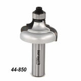 Roundover router bit with bearing, carbide tipped, labeled 44-850 on white background