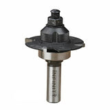 Carbide router bit with adjustable top, designed for precision woodworking cuts