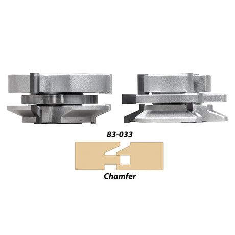 rail and stile chamfer shaper cutter