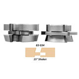 shaper cutter on a white background with a diagram showing the shaker profile it creates.