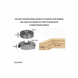 Plywood panel door kit with spacer and slot cutter for 5.5mm plywood panels, woodworking tools