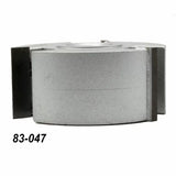 Aluminum woodworking cutter head with replaceable carbide inserts, product number 83-047