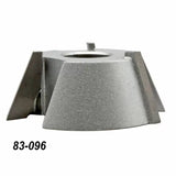 Industrial carbide-tipped jointer head cutter, silver, model 83-096, woodworking tool