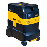 Mirka deros dust collector on a white background.