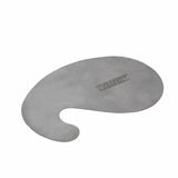 Cabinet scraper for woodworking with ergonomic curved shape and Narex logo