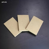 Three rectangular MDF boards for woodworking on a dark background.
