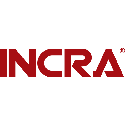 Red INCRA logo in bold uppercase letters on white background